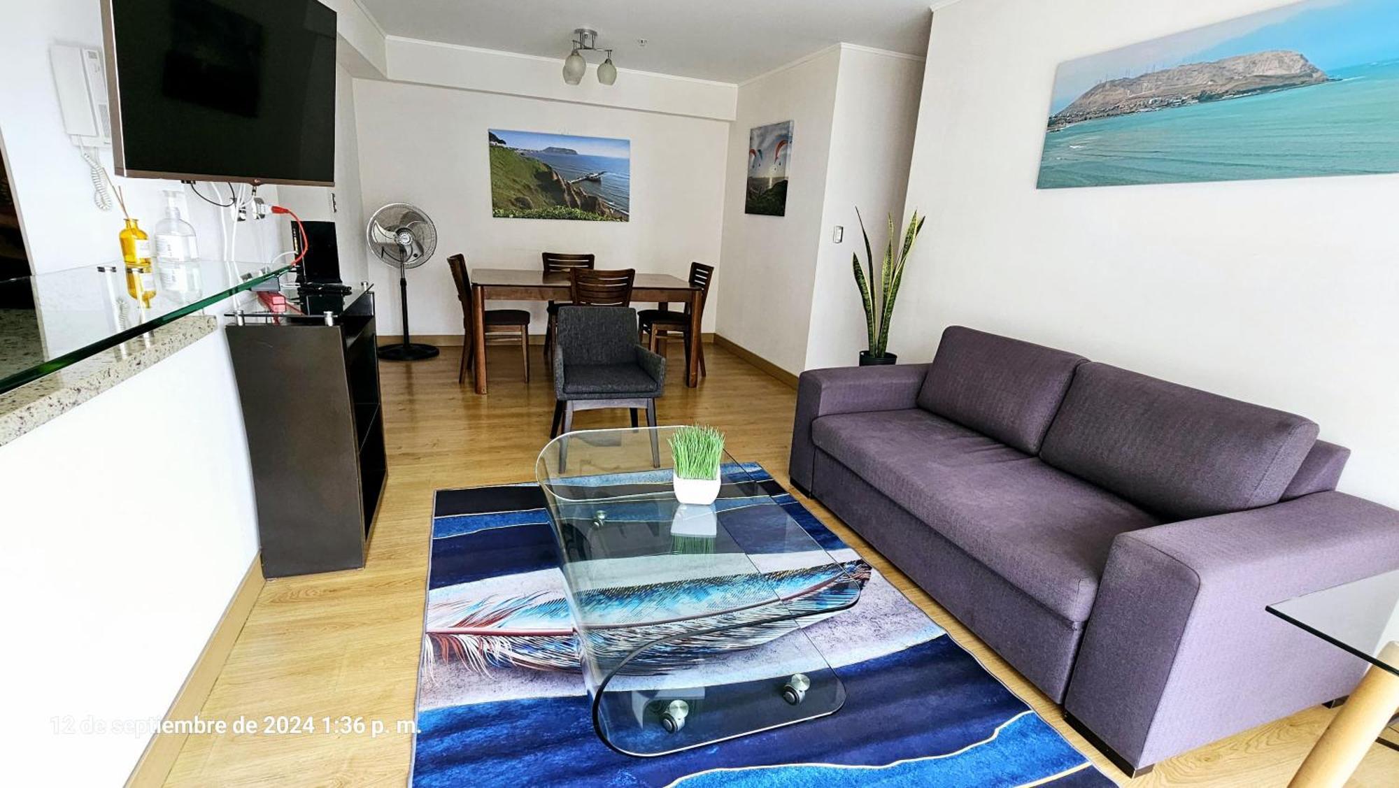 Gl Apts, Rent Upper Pardo Miraflores - Suite 1 Hab Lima Exterior photo